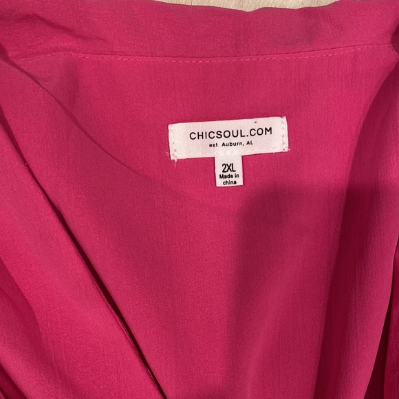 Chic Soul Romper Wrap Dress - Picture 5 of 6